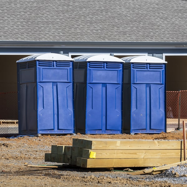 are there any restrictions on what items can be disposed of in the porta potties in Mound City